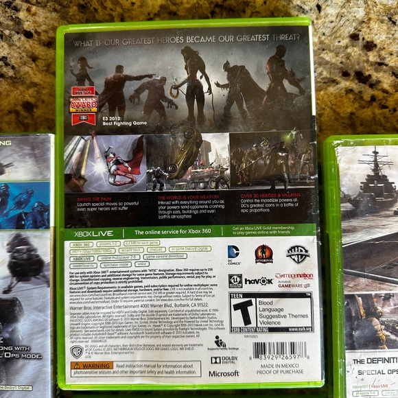 XBox 360 Video games: Call of Duty, Injustice, NFL Backyard Football, My Sims... - Picture 6 of 16